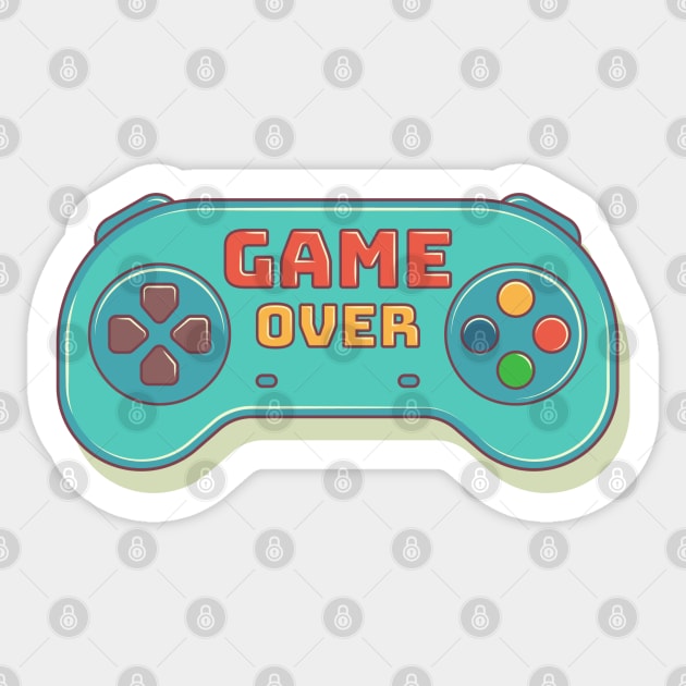 Game Over Sticker by Pakyu Pashion